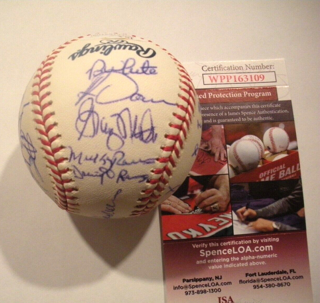 Reggie Jackson 1978 New York Yankees Team Signed