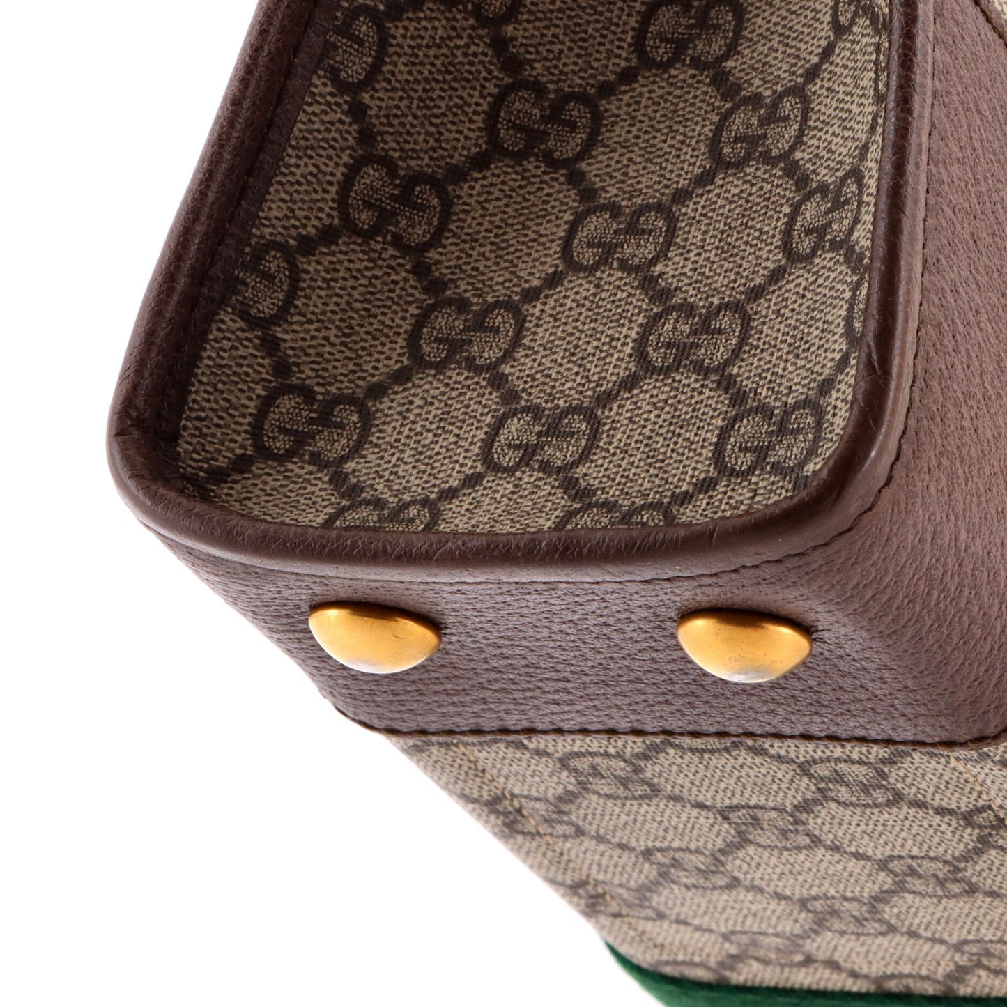 Gucci Ophidia Cut Out Handle Tote Gg Coated Canvas Medium