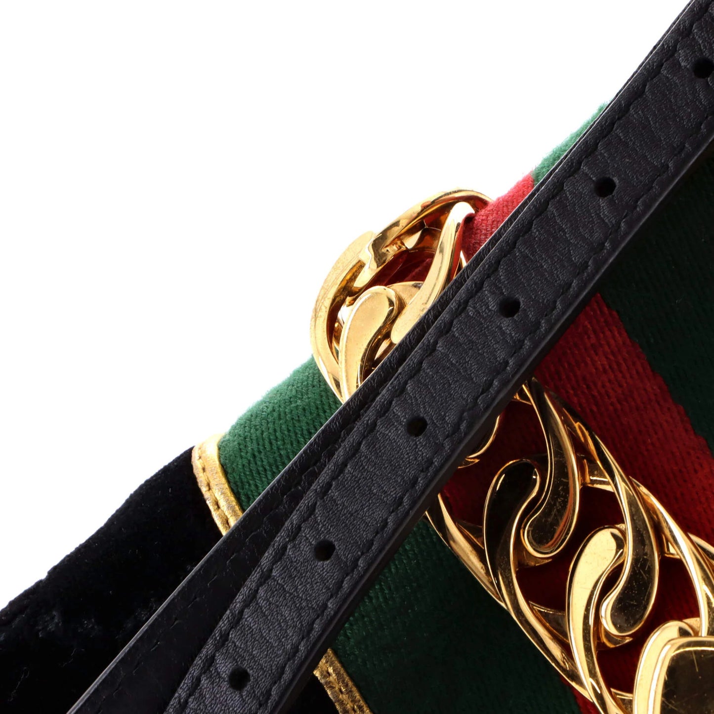 Small Gucci Sylvie Shoulder Bag GG Velvet