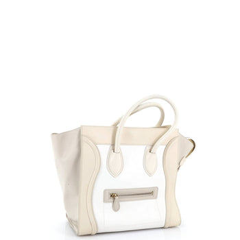 Celine Bicolor Luggage Bag Leather Mini