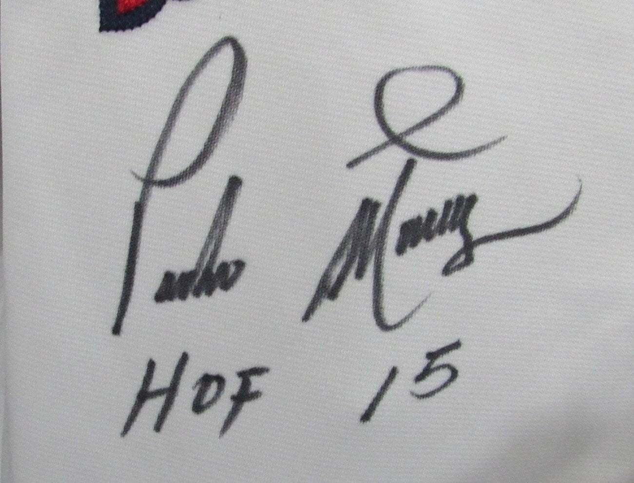 Pedro Martinez Hof Autographed/Ins Mitchell &