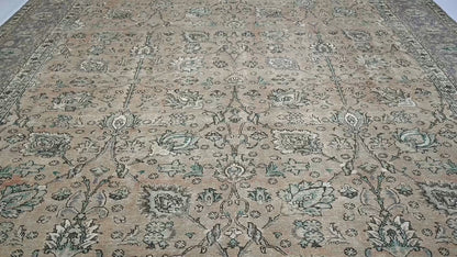 Semi-Antique Vintage Oriental Rug 9'8X12'5 Ft