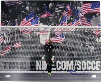 Tim Howard Autographed 16X20 Photo U.S. Men'S Soccer Team Jsa