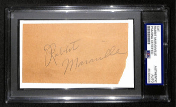 Rabbit Maranville Signed/Auto Cut On 3X5 Index