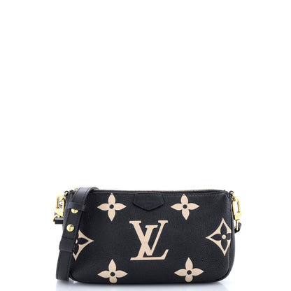Louis Vuitton Multi Pochette Accessoires Bicolor Monogram Empreinte Giant