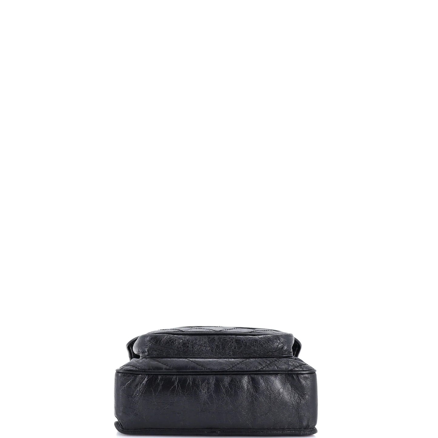 Saint Laurent Niki Chain Flap Bag Matelasse Chevron Leather Large