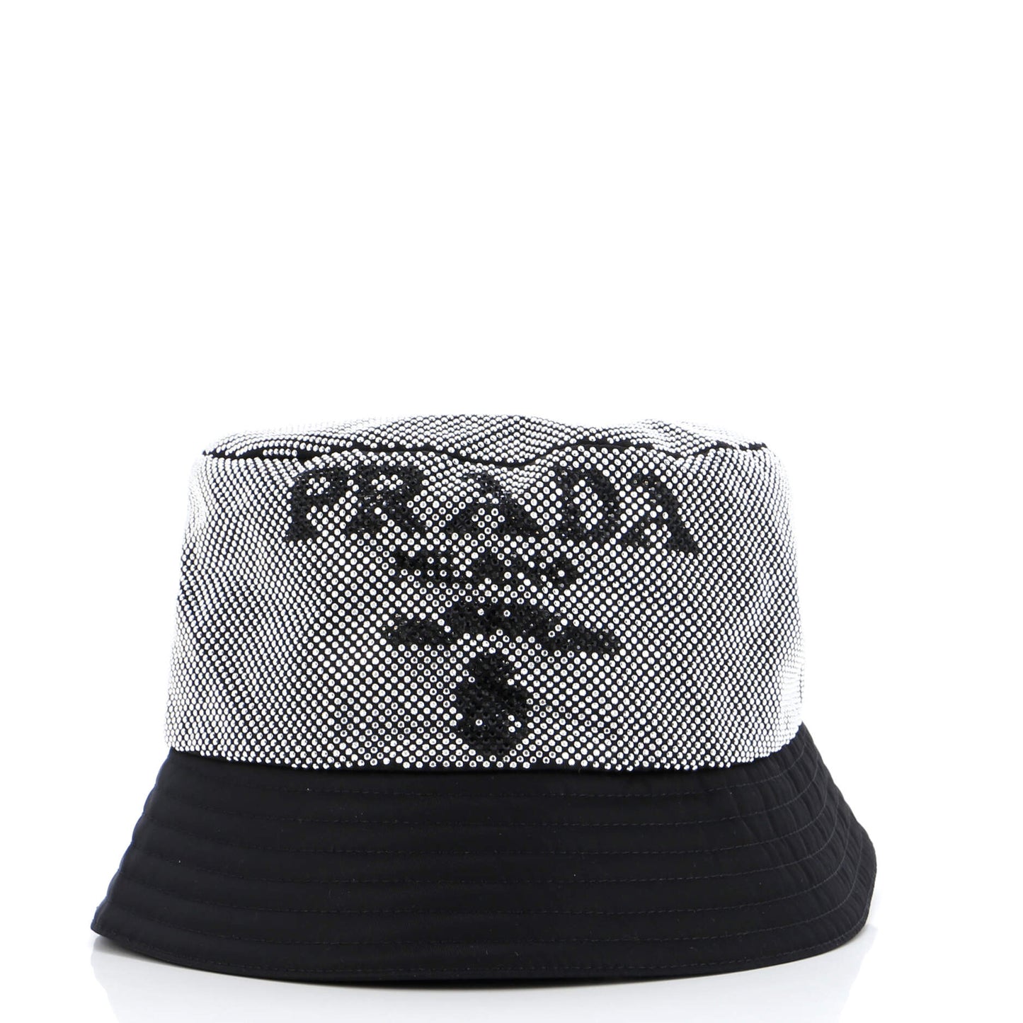 Prada Bucket Hat Crystal Embellished Re-Nylon