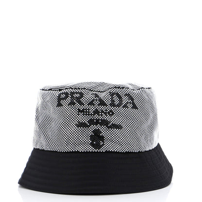 Prada Bucket Hat Crystal Embellished Re-Nylon