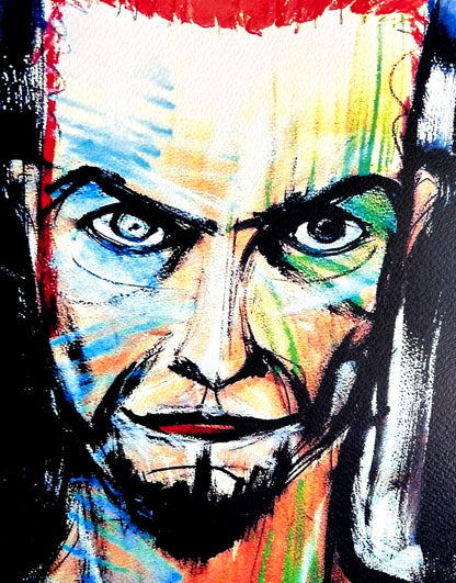 David Bowie Lithograph Coa Signed Op Numbered