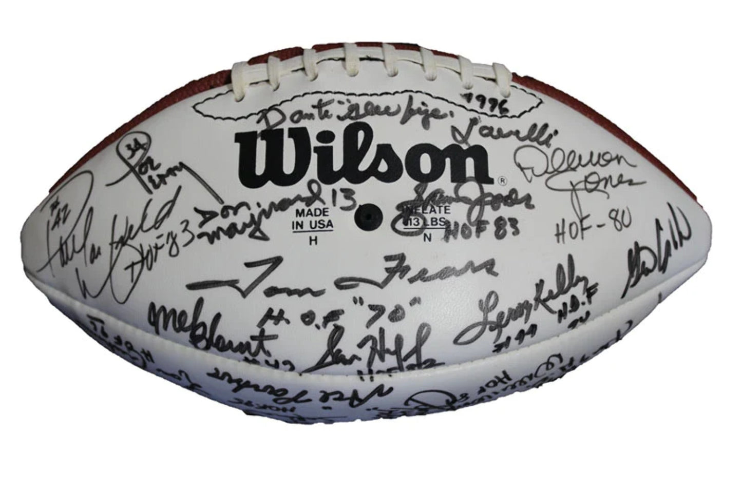 Nfl & Nba Hall Of Fame Signed Football