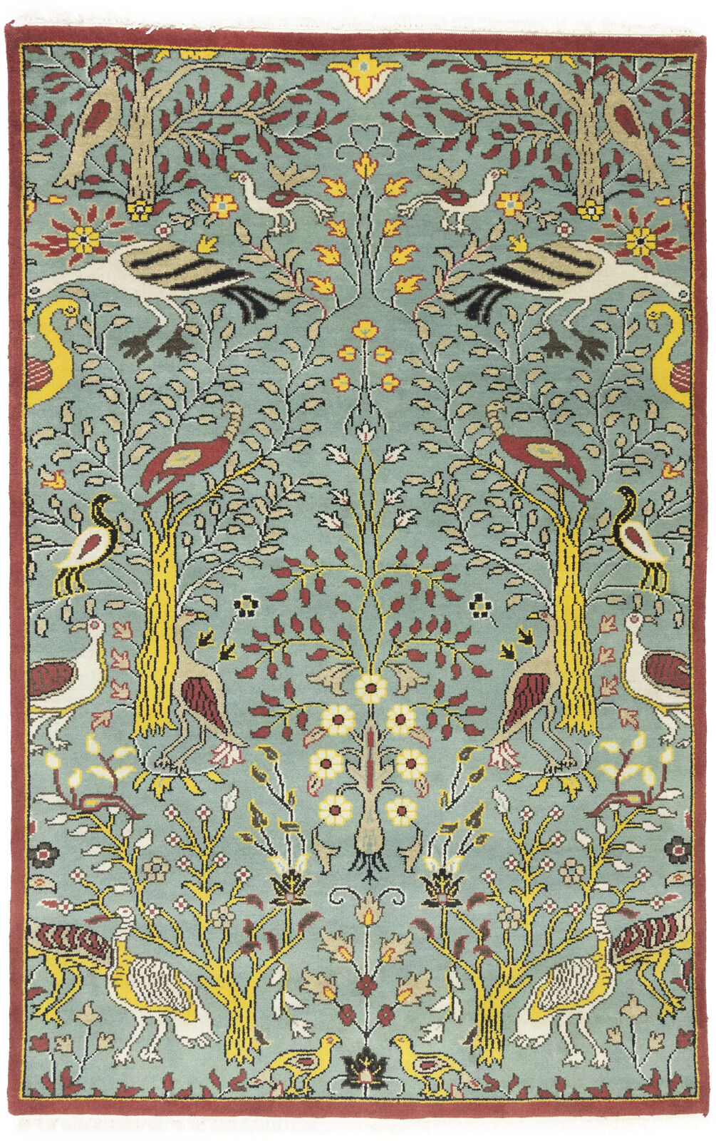 Handmade Chobi Oriental Rug 6X9 Ft Pictorial