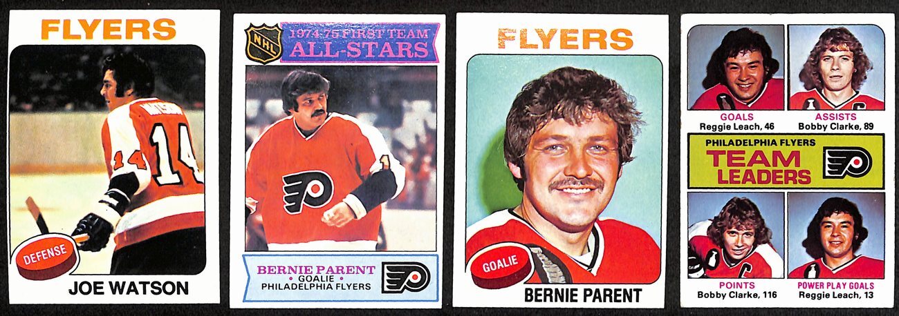 1975-76 Topps Hockey Philadelphia Flyers Team