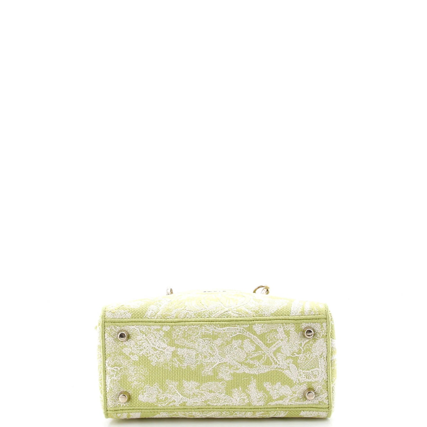 Christian Dior Toile De Jouy Lady D-Lite Bag Embroidered Canvas