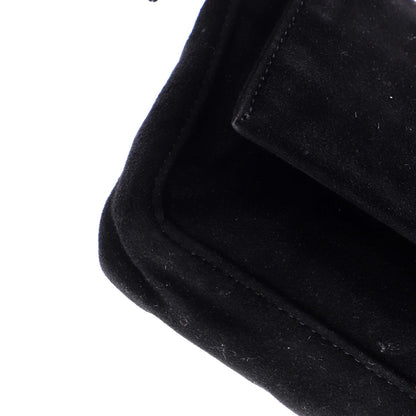 Fendi Flap Baguette Bag Suede