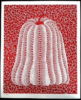 Yayoi Kusama Lithograph Mori Museum Coa Numbered Limited To 200