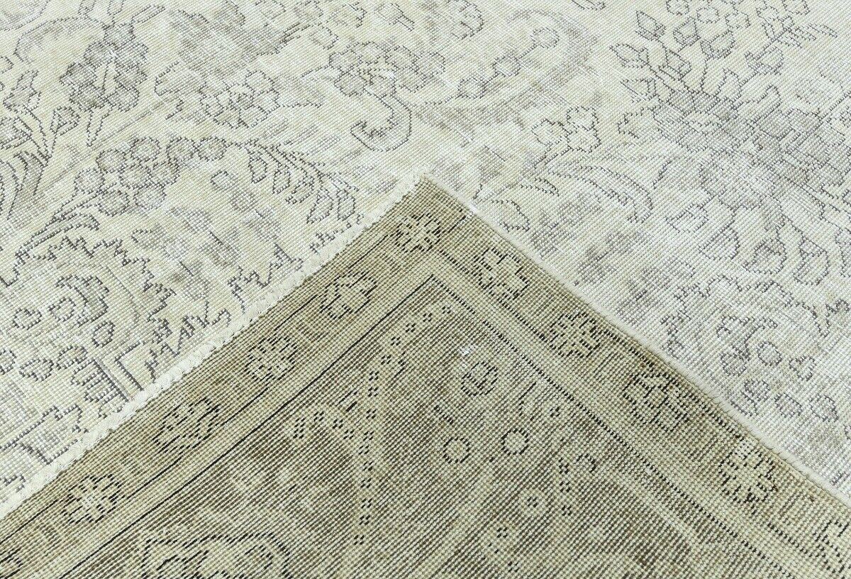 Handmade Antique Distressed Oriental Rug Muted