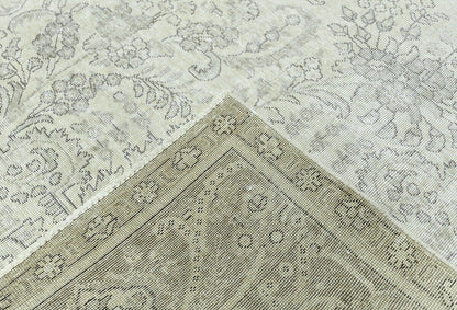 Handmade Antique Distressed Oriental Rug Muted