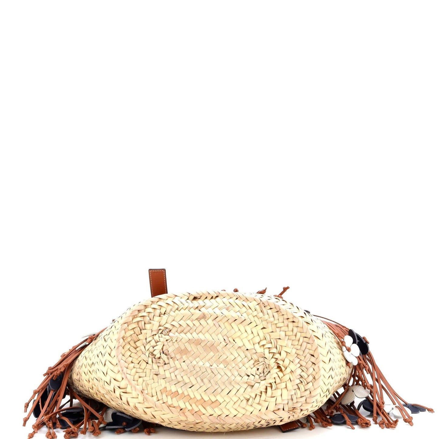 Loewe Basket Tote Fringe Raffia Medium