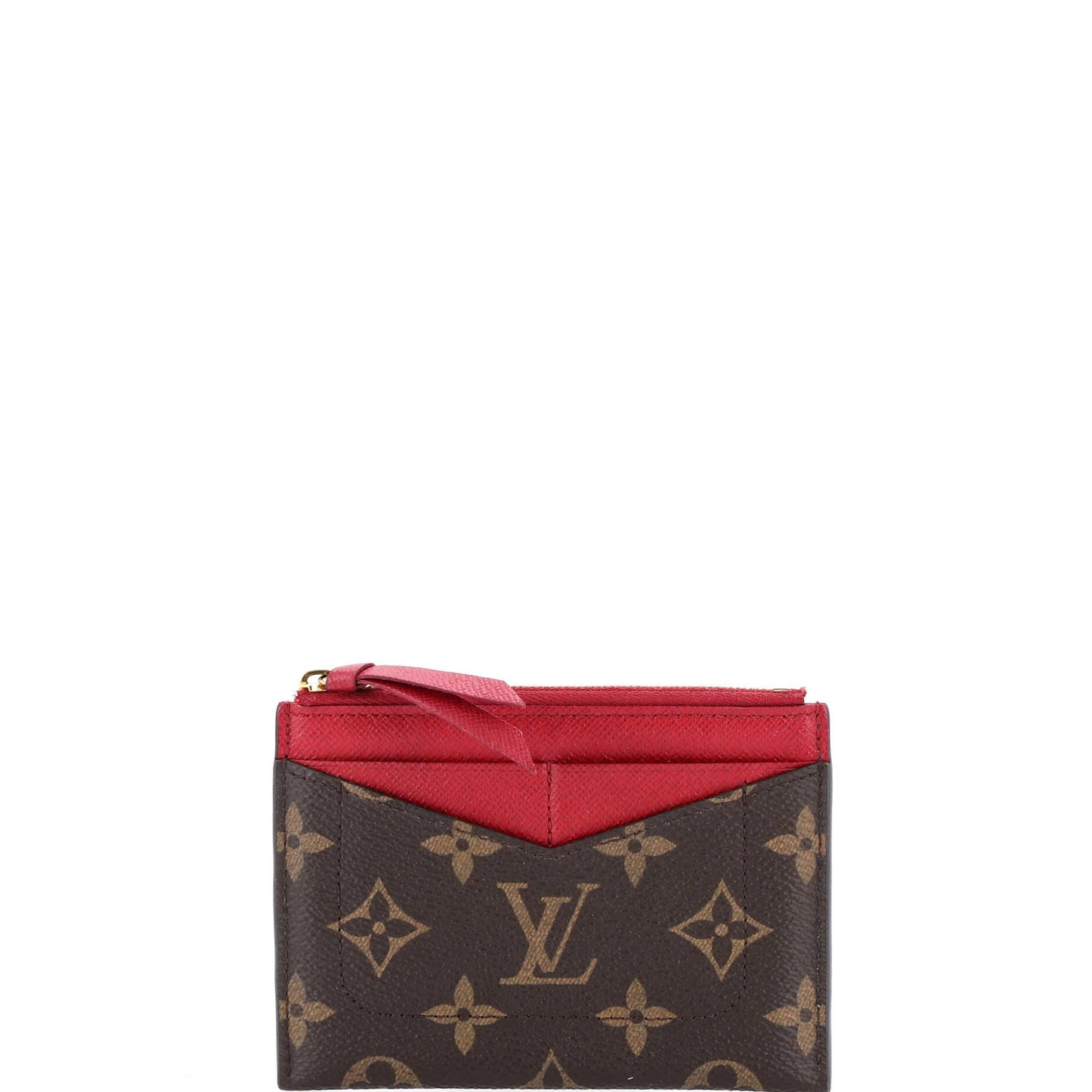 Canvas Louis Vuitton Zipped Card Holder Monogram