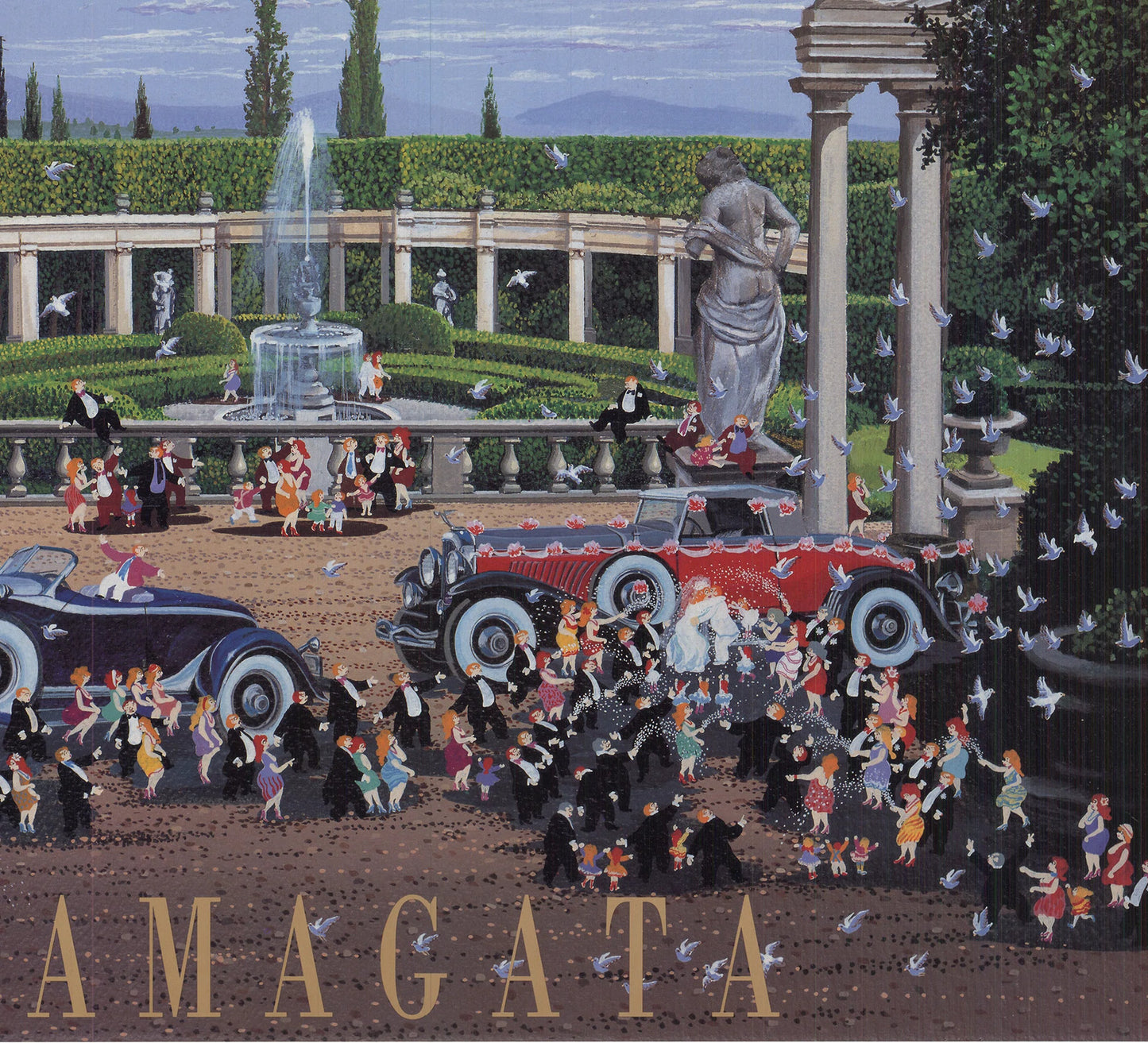 Hiro Yamagata Wedding " Offset Lithograph Pop Art