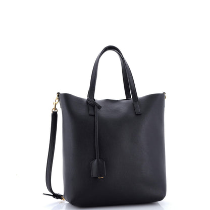 Saint Laurent Shopper Tote Leather Toy
