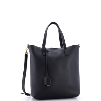 Saint Laurent Shopper Tote Leather Toy
