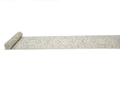 Indo-Nain Oriental Runner Rug All-Over Floral