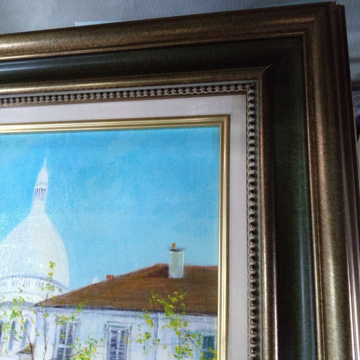 Michel Meszkour Place Du Tertre, Montmartre Original Oil Painting 2006 Signed