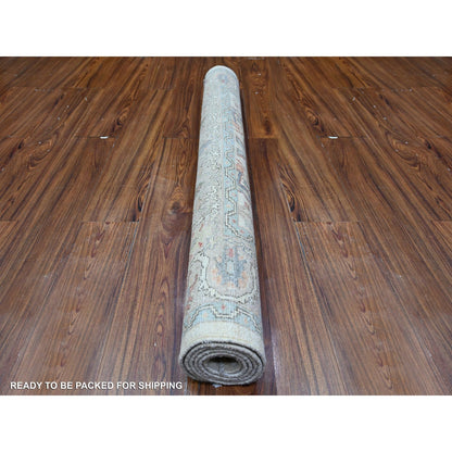 4'X5'10" Gray Fine Aryana Bidjar Garus Design Runner Oriental Rug