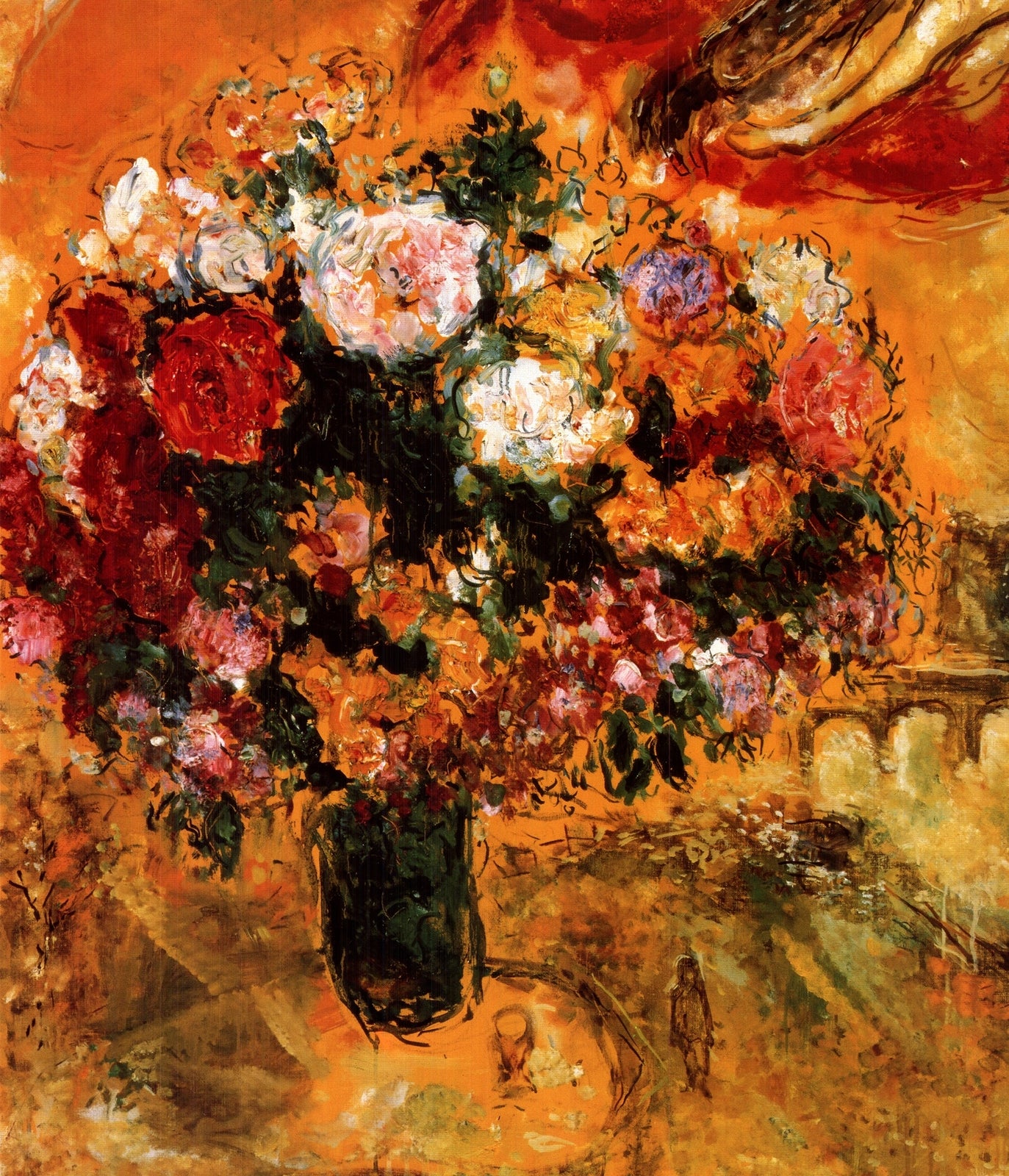 Marc Chagall Au Dessus De Paris " Poster