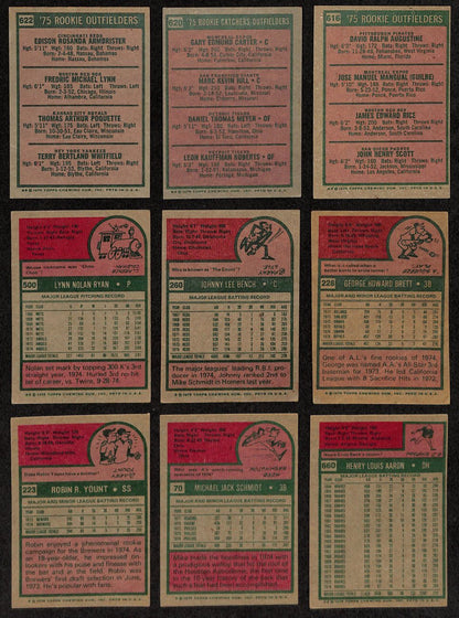 1975 Topps Baseball Card Complete Set (1-660)