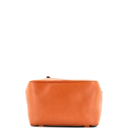 Coated Gucci Interlocking G Patch Flap Buckle Backpack Printed Nylon and GG