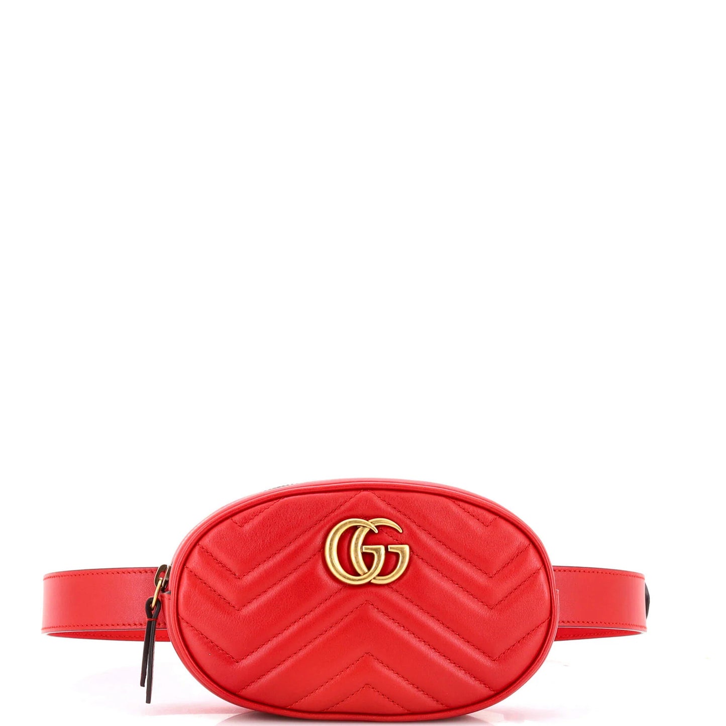 Gucci Gg Marmont Belt Bag Matelasse Leather
