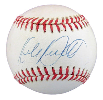 Kirby Puckett Hof Autographed Oal Baseball Minnesota Twins Jsa 179916