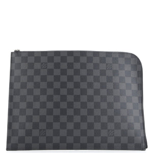 Louis Vuitton Zip Around Pochette Jour Damier Graphite Gm