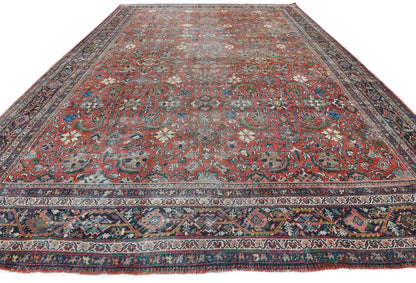 Antique Oversized Floral Vintage Style Oriental