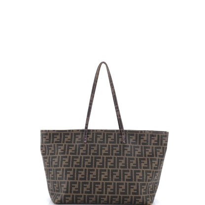 Fendi Roll Tote Zucca Coated Canvas Large