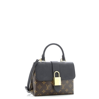 Louis Vuitton Locky Handbag Monogram Canvas With Leather Bb