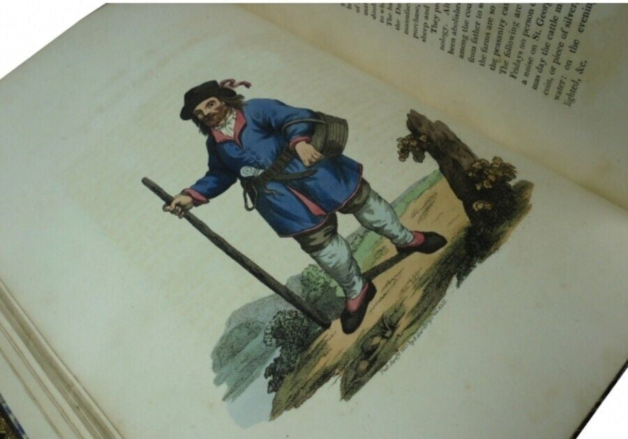 Costume Of The Russian Empire 1811 English Beautiful Hand-Coloured Etching Book