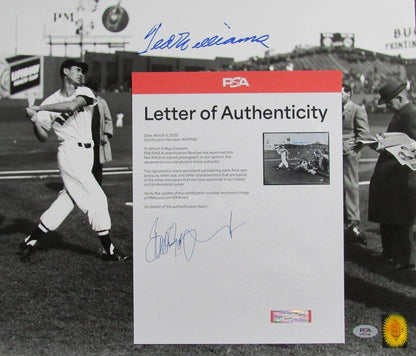 Ted Williams Hof Signed/Autographed 16X20 Photo