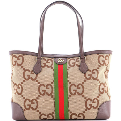 Gucci Ophidia Shopping Tote Jumbo Gg Canvas Medium