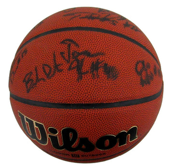 Michigan State Spartans 2006-07 Team Signed By 13 Basketball Tom Izzo 165952