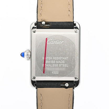 Used Cartier Tank Mast Sm Wsta0042 Silver Ladies Watch #2157