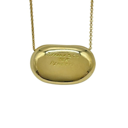 Tiffany & Co. Bean Necklace Yellow Gold K18Yg
