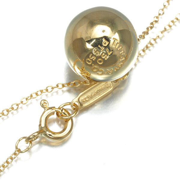 Tiffany&Co. Necklace Diamond Dots Ball 18K 750 Yellow Gold/950 Platinum