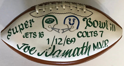 Joe Namath Autographed Wilson Football New York