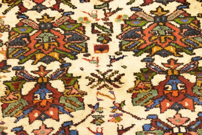 One-Of-A-Kind Vintage Floral Oriental Rug 3X5 Ft