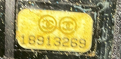 Chanel Boy Flap Bag Chevron Patent Old Medium