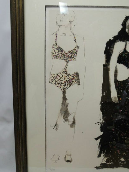 Robert Heindel Original Lithograph Signed Framed