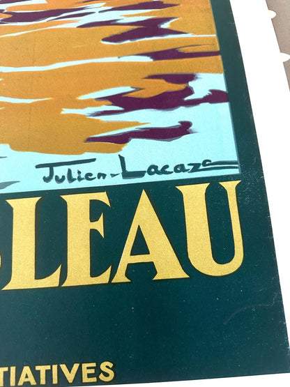 Fontainebleau Avon Julien Lacaze 1930 Authentic Original French Railways Plm